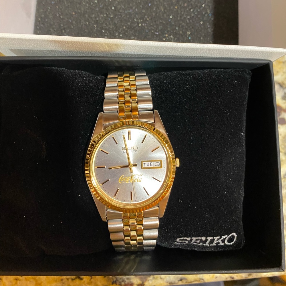 Seiko coca-Cola watch